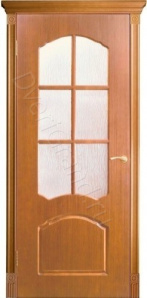 Фото Оникс Диана под стекло орех, Межкомнатные двери
