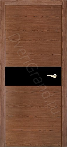 Фото Оникс Соло тангентальный орех, Межкомнатные двери