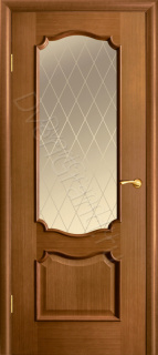 Фото Оникс Венеция под стекло орех, Межкомнатные двери