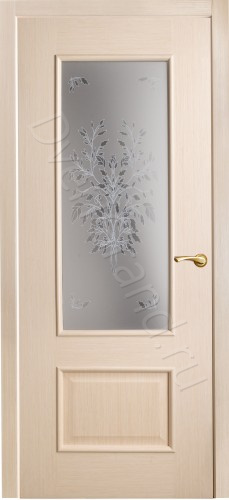 Фото Оникс Марсель под стекло (объемн.филенка) беленый дуб, Межкомнатные двери