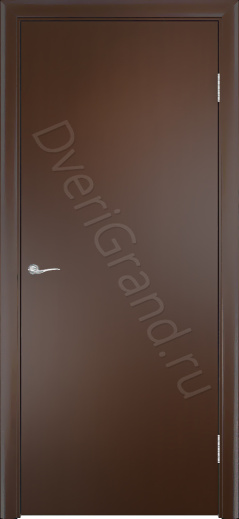 Фото ДГУ-1 коричневая эмаль, Строительные двери