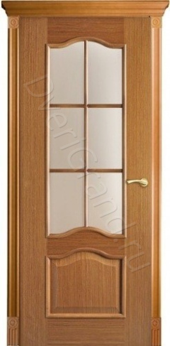 Фото Оникс Классика под стекло со штапиком орех, Межкомнатные двери