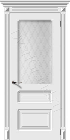 Фото Трио ДО эмаль белая, Межкомнатные двери