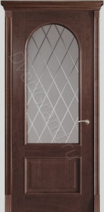 Фото Оникс Арка под стекло палисандр, Межкомнатные двери
