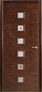 Фото Оникс Вега под стекло эбен, Межкомнатные двери
