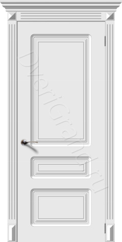 Фото Трио ДГ эмаль белая, Межкомнатные двери
