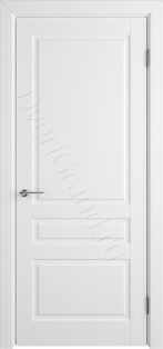 Фото Челси 04 ДГ эмаль белая, Межкомнатные двери