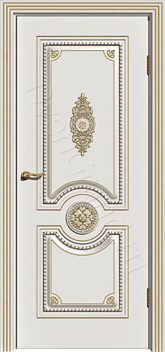 Фото Олимп ДГ тон RAL9010 Патина Янтарь, Крашенные (эмаль)